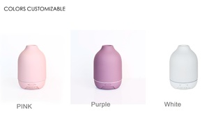 150ml tinh dầu hương thơm khuếch tán gốm hương thơm Máy hộ gia đình gốm hương thơm khuếch tán với 7 màu LED thay đổi đêm đèn - Product Image 3