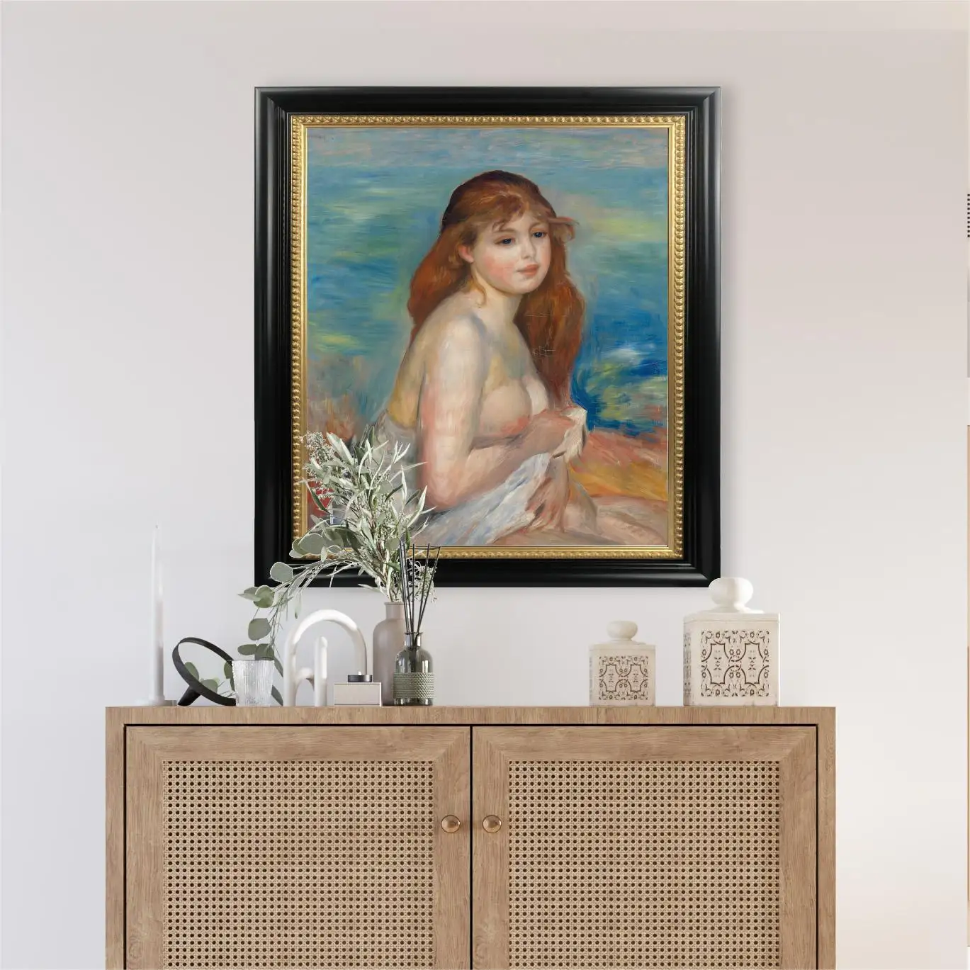 Arte de pared para decoración del hogar para mujer, pintura de cuero en lienzo desnudo Sexy, imágenes de pared, arte de pared, pintura decorativa para sala de estar
