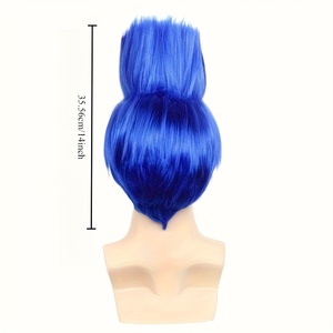 Anxin <span class=keywords><strong>chong</strong></span> <span class=keywords><strong>Tian</strong></span> tou Tóc Giả phóng đại kiểu tóc đuôi ngựa cao đạo cụ biểu diễn vui nhộn - Product Image 6