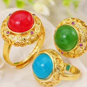 Anello retrò Court, gioiello da donna dal design classico per l'uso quotidiano - Product Image 4