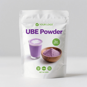 Extracto de hierbas aromatizadas en polvo de Matcha azul de grado alimenticio OEM en embalaje de tambor Polvo de Matcha azul - Product Image 2