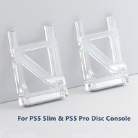 Support horizontal transparent antidérapant SYYTECH pour console PS5 édition numérique lecteur de disque Slim Pro