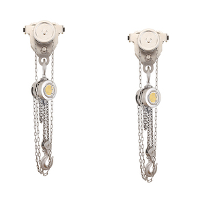 Bloques de cadena de mano de acero inoxidable combinado, superventas, con carrito - Product Image 4