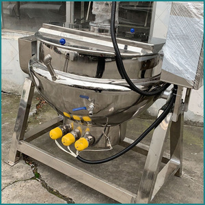 Vỏ bọc Ấm đun nước điện sưởi ấm gas hơi nước Tương Ớt lẩu cơ sở xào Máy trộn thực phẩm thương mại thép không gỉ - Product Image 6