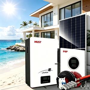 ระบบโซลาร์เซลล์ MPPT 10KW แบบติดตั้งในตัว พร้อมแบตเตอรี่ 10KWH 6000 รอบการใช้งาน อุปกรณ์ครบชุดสำหรับบ้าน ประสิทธิภาพสูง MPPT Inve - Product Image 1