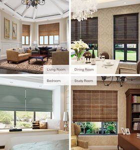 <span class=keywords><strong>Persianas</strong></span> enrollables romanas plegables, <span class=keywords><strong>persianas</strong></span> manuales simples de Bambú - Product Image 6