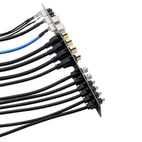 Panel Depan Casing PC yang Dapat Disesuaikan dan Tahan Lama, Adaptor Kabel USB4 HD Power 3 Port DP, USB 3.0 Audio, Bersertifikasi CE, Garansi 12 Bulan