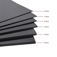 Koolstofvezelplaat Hoge Sterkte 100% 3k Plain Weave Glans Mat 2,5mm 3mm 4mm 8mm CNC Snijden Koolstofvezelplaat 4' X 8'