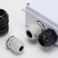 Passe-câble étanche en nylon PA66 IP68 avec filetage métrique M16, PG7, PG9, PG11, PG16, température de fonctionnement de -40 à 120°C
