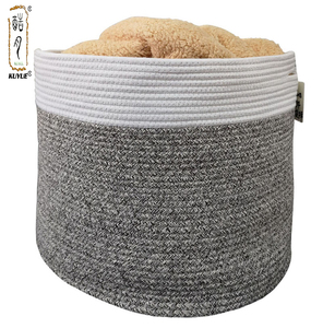 Prodotti KUYUE cestino in corda di cotone per <span class=keywords><strong>bambini</strong></span> libri giocattolo e cesto portabiancheria - Product Image 3