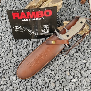 Couteau tactique RAM BO MK9 de haute qualité en acier inoxydable, personnalisable, manche G10, lame fixe, pointe tombante, étui, utilisation en extérieur - Product Image 5