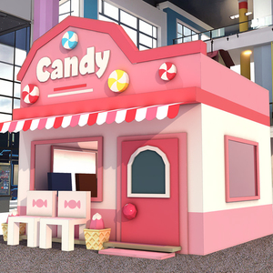 Trung tâm trò chơi mới trong nhà vai trò trẻ em chơi nhà trẻ em trong nhà Thiết bị sân chơi - Product Image 4