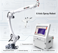 Brazo Robótico Industrial de 6 Ejes para Pintura por Pulverización, Manipulador Robótico Automático Programable para Pulverización de Superficies
