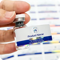 Boîte en carton personnalisée avec impression holographique pour flacons de 3 ml et 10 ml, plusieurs tailles disponibles (4, 5, 10 pièces) avec plateaux en plastique