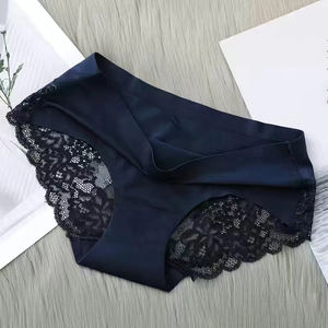 Bragas de Encaje Suaves y Sexys para Mujer, Ropa Interior sin Costuras de Seda de Hielo, Tallas Grandes M-2XL - Product Image 6