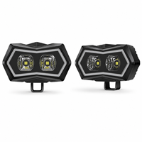 HSSH 2026 Nouveau design de phare antibrouillard à LED bicolore pour camions tout-terrain