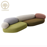 Canapés colorés, canapé de salon, design moderne, canapé sectionnel, meubles de salon