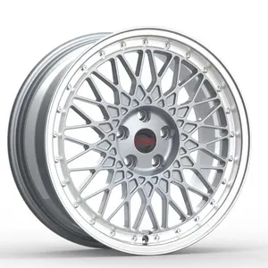 14 15 16 17Inch 4 5 8 10 Holes Double PCD Mesh Deep Dish Design Alloy Wheels Rims With Rivets