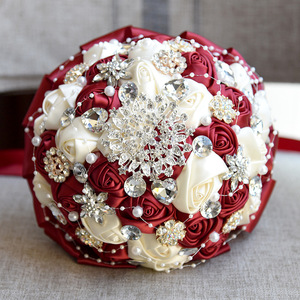 Artificiale del Fiore della Rosa Bouquet <span class=keywords><strong>per</strong></span> <span class=keywords><strong>la</strong></span> <span class=keywords><strong>Sposa</strong></span> Damigella D'onore di Nozze Fatti A Mano Bouquet di <span class=keywords><strong>Fiori</strong></span> Di Seta Bouquet Da <span class=keywords><strong>Sposa</strong></span> Azienda Fiore - Product Image 5