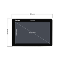 Écran tactile lcd interactif led de 10.1 pouces, pour ordinateur, panneau d'affichage