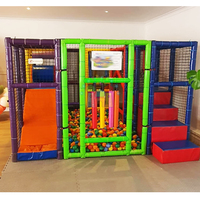Structure de jeu souple Funhouse familiale commerciale pour l'école ou les zones résidentielles avec centre de jeu mobile pour tout-petits