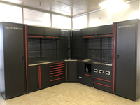 Armoire à outils de garage en métal acier atelier poste de travail établi tiroir banc de travail avec outils