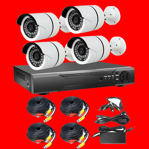 HJ-5MP1004V 5MP AHD Coaxial Surveillance Kit With Night Vision H.264 Video Compression Sd <b>Card</b> Storage Security System - Product Image 1