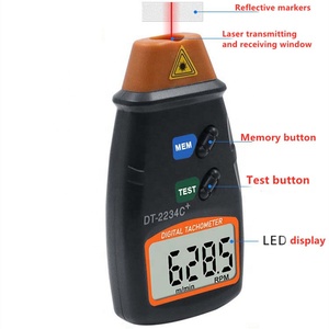 Nuevo Tacómetro Láser Digital, Medidor de RPM, Medidor de Velocidad del Motor sin Contacto, Medidor de Revoluciones - Product Image 2