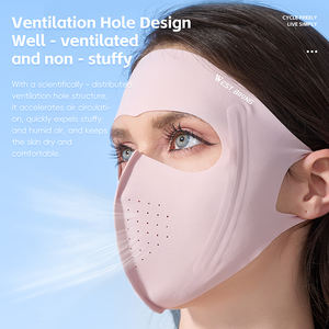 पश्चिम बाइकिंग 3 डी दर्टरिंग सनस्क्रीन फेस मास्क 50 + कूलिंग बाइकिंग फेस को सहज नरम एंटीबैक्टीरियल बाइक मास्क - Product Image 3