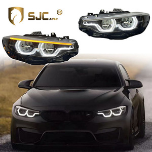 SJC Auto para <span class=keywords><strong>BMW</strong></span> Serie <span class=keywords><strong>4</strong></span> F32 F80 F82 F36 <span class=keywords><strong>F33</strong></span> Faro Delantero 14-19 M4 Modificado LED Luz Diurna Accesorios para Automóviles Gran Venta - Product Image 1