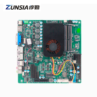 Placa base industrial Zunsia OEM Intel 8th I3/i5/i7 procesador x86 placa base 2 * DDR4 Placa de PC integrada Mini placa base Itx