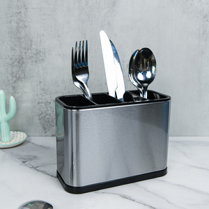 Hot Sale Partition Design Stainless Steel Storage Box Chopstick Cage Storage for Kitchenware