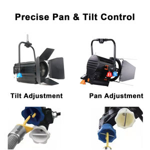 Support de poteau personnalisé pour panneau LED bicolore et projecteur Fresnel, équipement d'éclairage pour studio, télévision, scène, diffusion et cinéma - Product Image 2