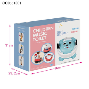 Siège de toilette pour bébé en plastique d'apprentissage de la propreté pour enfants avec lumière et musique - Product Image 6