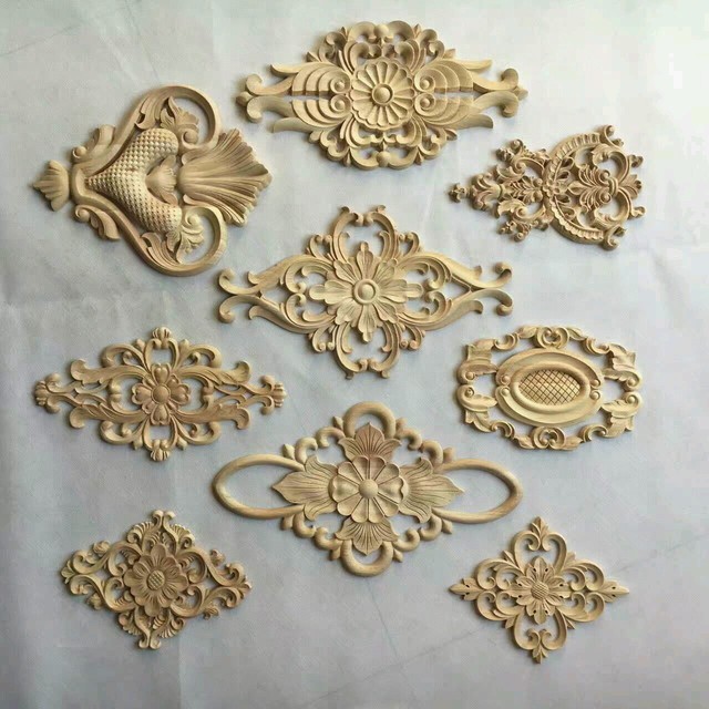 European Style Home Decoration Accessories Wood Appliques and Onlays Manufacturer