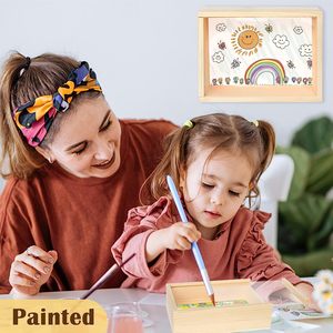 Chưa hoàn thành nhỏ nhỏ Gỗ Hộp Gỗ Thủ Công bóng Hộp Quà Tặng bằng gỗ hộp với rõ ràng minh bạch Acrylic trượt nắp trượt - Product Image 4