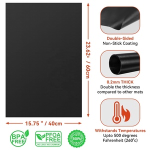 Reusable Silicone Non-Stick Oven Liners Heat Resistant BPA/PFOA Free 23.6x15.7 Inches Dishwasher Safe Easy Clean Outdoor - Product Image 2