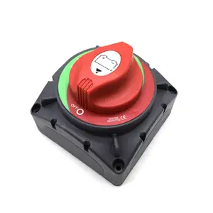 12V Cut Off Battery Main Kill Switch Vehicle Red Key Car Modified Isolator Disconnector Auto truck boatCar Power Switch 6 orders