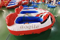 Réservoir d'eau inclinable gonflable pour trois personnes design personnalisé ponton ski nautique remorquable