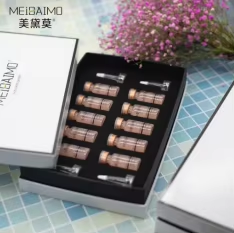 T Serum Kit Blanqueamiento Vitamina C Hidratante Reparación Cara Desvanecimiento Arrugas MTS Péptido Ampolla Suero Esencia de reparación de la piel - Product Image 6