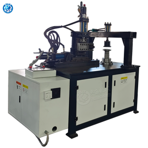 Macchina per Flangiatura Idraulica Verticale con Copertura del Disco del Ventilatore per Vaglio Vibrante, Personalizzazione PLC e Prestazioni Stabili - Product Image 2