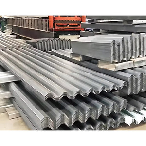 Lamiera di Acciaio Zincata Ondulata ASTM A653 SGCC DX51D Z275, Materiale Edile in <span class=keywords><strong>Metallo</strong></span> Rivestito in Zinco 0,5mm - Product Image 4