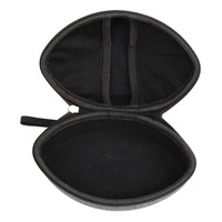 Sac de rangement rigide en EVA personnalisé OEM pour écouteurs BT, étui de voyage universel à fermeture éclair avec doublure souple, vente en gros directe d'usine