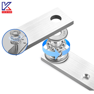 Có thể điều chỉnh 360 độ <span class=keywords><strong>pivot</strong></span> bản lề Hidden Heavy Duty xoay 100kg thép không gỉ cho lối vào cửa gỗ - Product Image 1