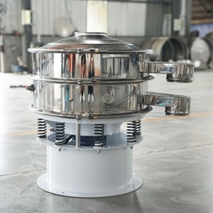 フリーズドライペットフード回転振動篩 繊細な材料のふるい分け 高精度損傷防止円形振動スクリーン - Product Image 4