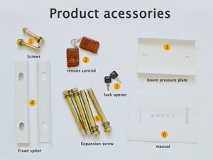 Barrière de sécurité imperméable pour l'extérieur, contrôle d'accès, belle barrière de sécurité, clôture - Product Image 2