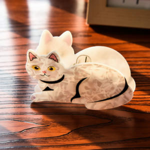 YJL pinzas para el cabello lindas de alta calidad diseño de gatito fresco señoras niñas pinzas para el cabello de acetato - Product Image 4