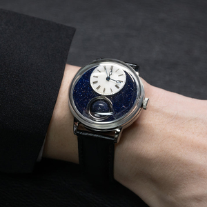 Relojes Automáticos Mecánicos de Pulsera para Hombres de Lujo con Visualización de 24 Horas, Esfera Giratoria 3D de Lapislázuli, Logotipo Personalizado, Fabricantes OEM - Product Image 2