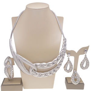 Yulaili-collar <span class=keywords><strong>de</strong></span> plata <span class=keywords><strong>de</strong></span> arabia Saudita chapado en oro <span class=keywords><strong>de</strong></span> 24 quilates, joyería <span class=keywords><strong>de</strong></span> diseño simple, color plateado, brasileño, gran oferta, <span class=keywords><strong>2022</strong></span> - Product Image 6