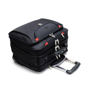 New Vintage Ttrolly Case Oxford Roller Cloth Business Zipper Closure 18inch Laptop Trolley Bag Spinner Suitcase <b>Luggage</b> - Product Image 5